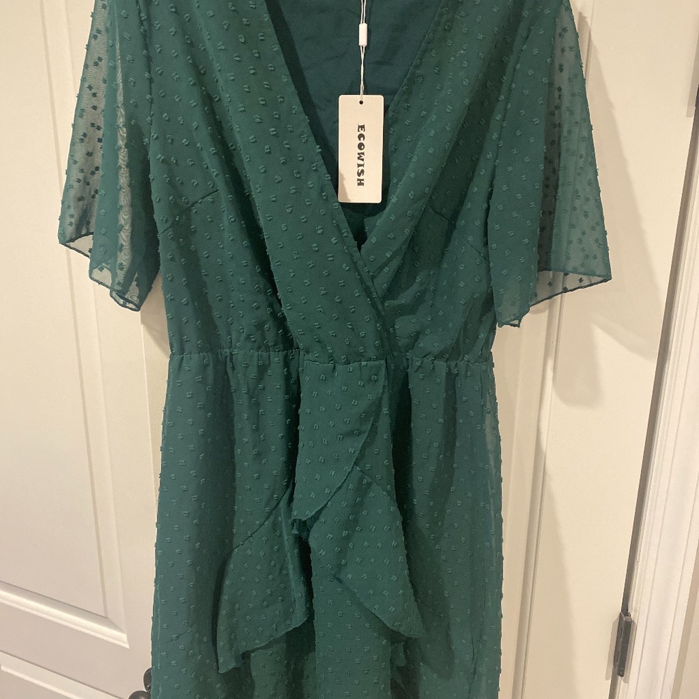 Green Spring Time Dress